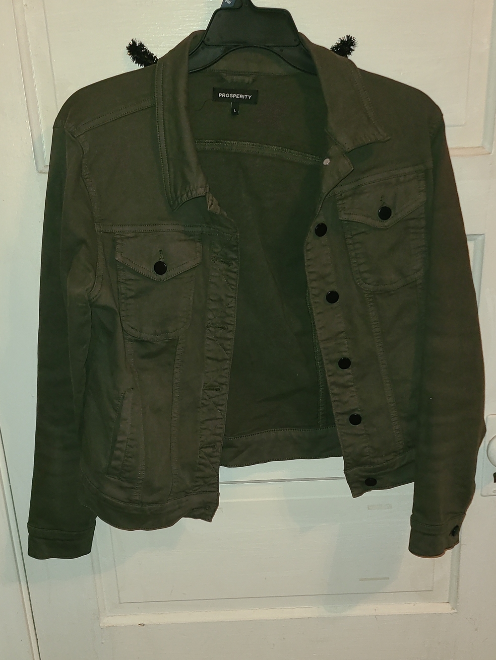 Prosperity Women's Olive Utility Bomber Jacket